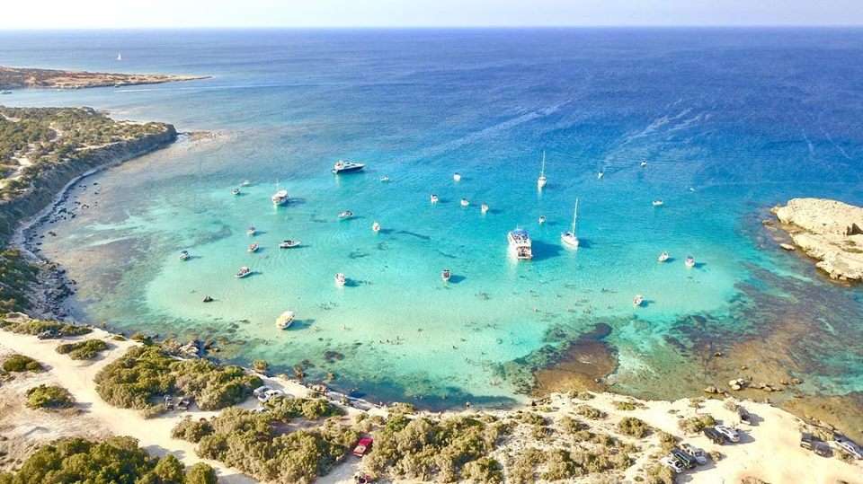 Clear turquoise water at Latchi